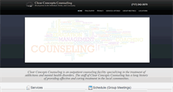 Desktop Screenshot of clearconceptscounseling.com
